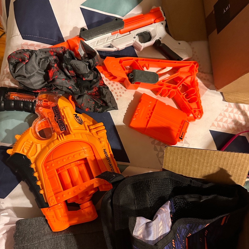 Nerf gun set